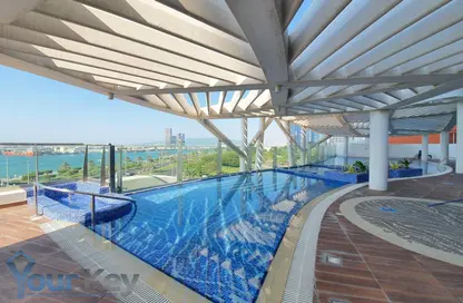Duplex - 2 Bedrooms - 4 Bathrooms for rent in Al Reef Tower - Corniche Road - Abu Dhabi