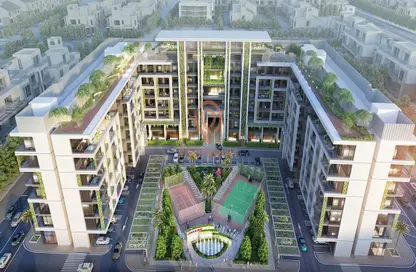 Outdoor Building image for: Apartment - 2 Bedrooms - 3 Bathrooms for sale in Pearlz by Danube - Al Furjan - Dubai, Image 1