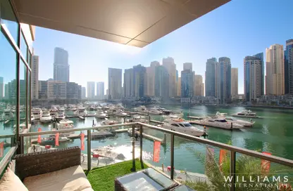 Balcony image for: Apartment - 3 Bedrooms - 3 Bathrooms for sale in Al Majara 5 - Al Majara - Dubai Marina - Dubai, Image 1
