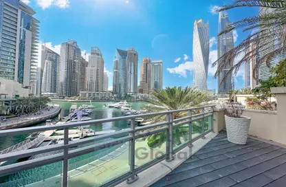 Balcony image for: Villa - 5 Bedrooms - 7 Bathrooms for rent in Al Anbar Tower - Emaar 6 Towers - Dubai Marina - Dubai, Image 1