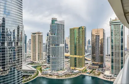 شقة - غرفة نوم - 1 حمام للايجار في برج كونكورد - (JLT) مجمع H - أبراج بحيرة الجميرا - دبي