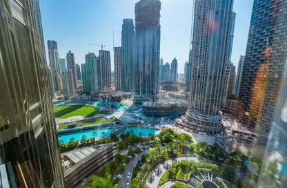 شقة - غرفة نوم - 2 حمامات للبيع في برج خليفة - برج خليفة - وسط مدينة دبي - دبي