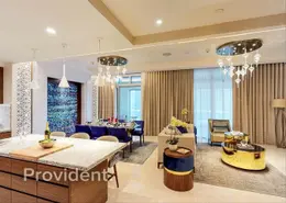 Living / Dining Room image for: Apartment - 3 Bedrooms - 4 Bathrooms for sale in Imperial Avenue - Downtown Dubai - Dubai, Image 1