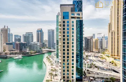 Water View image for: Apartment - 1 Bedroom - 2 Bathrooms for rent in Aurora Tower - Marina Promenade - Dubai Marina - Dubai, Image 1