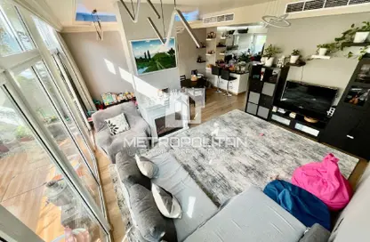 Living Room image for: Townhouse - 3 Bedrooms - 3 Bathrooms for sale in Aknan Villas - Vardon - Damac Hills 2 - Dubai, Image 1