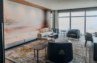 Apartment - 1 Bedroom - 2 Bathrooms for rent in One Za'abeel Tower - Zabeel 1 - Zabeel - Dubai