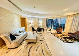 Living / Dining Room image for: Apartment - 3 bedrooms - 4 bathrooms for sale in Trident Waterfront - Dubai Marina - Dubai, Image 1