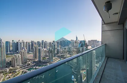 Apartment - 1 Bedroom - 2 Bathrooms for rent in Damac Heights - Dubai Marina - Dubai