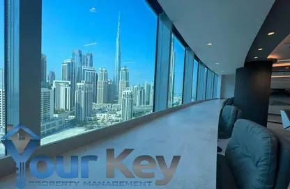 Office Space - Studio - 1 Bathroom for rent in The Prime Tower - Business Bay - Dubai