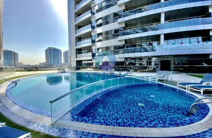 Pool image for: Apartment - 2 Bedrooms - 3 Bathrooms for rent in Central Towers A - Arjan - Dubai, Image 1