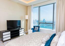 Room / Bedroom image for: Apartment - 1 bedroom - 1 bathroom for rent in The Palm Tower - Palm Jumeirah - Dubai, Image 1