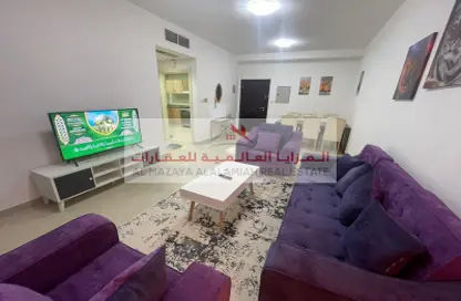 شقة - غرفة نوم - 2 حمامات للايجار في برج منازل 2 - شارع التعاون - التعاون - الشارقة