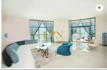 Living Room image for: Apartment - 3 Bedrooms - 4 Bathrooms for sale in Beach Towers - Shams Abu Dhabi - Al Reem Island - Abu Dhabi, Image 1