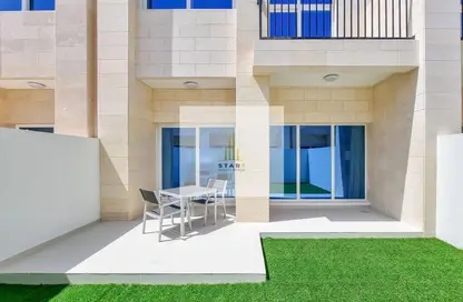 Terrace image for: Townhouse - 3 Bedrooms - 3 Bathrooms for sale in Hajar Stone Villas - Victoria - Damac Hills 2 - Dubai, Image 1