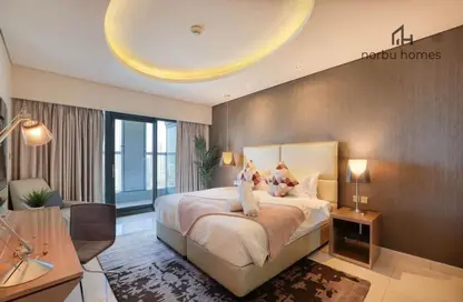 صورة لـ غرفة- غرفة النوم شقة - 2 غرف نوم - 3 حمامات للايجار في تاور B - داماك تاورز من باراماونت - الخليج التجاري - دبي ، صورة رقم 1