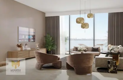 Living Room image for: Apartment - 2 Bedrooms - 3 Bathrooms for sale in Vista 3 - Al Reem Island - Abu Dhabi, Image 1