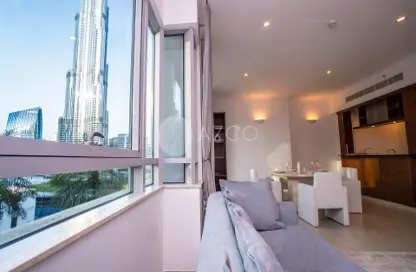 صورة لـ غرفة المعيشة / غرفة الطعام شقة - غرفة نوم - 1 حمام للبيع في 1ذا ريزيدنس - برج ريزيدنس - دبي وسط المدينة - دبي ، صورة رقم 1