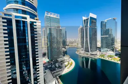 شقة - غرفة نوم - 2 حمامات للايجار في ابراج جرين ليك - (JLT) مجمع S - أبراج بحيرة الجميرا - دبي