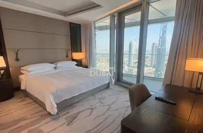Room / Bedroom image for: Apartment - 4 Bedrooms - 5 Bathrooms for rent in The Address Sky View Tower 1 - The Address Sky View Towers - Downtown Dubai - Dubai, Image 1