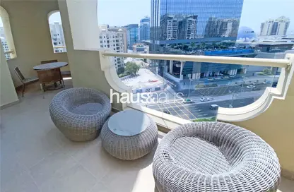 Apartment - 3 Bedrooms - 4 Bathrooms for rent in Al Das - Shoreline Apartments - Palm Jumeirah - Dubai