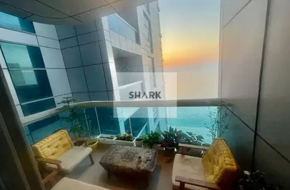 Apartment - 2 Bedrooms - 3 Bathrooms for sale in Corniche Tower - Ajman Corniche Road - Ajman