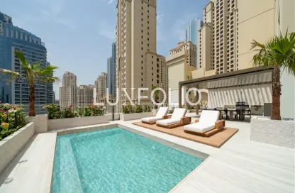Apartment - 5 Bedrooms - 5 Bathrooms for rent in Sadaf 8 - Sadaf - Jumeirah Beach Residence - Dubai