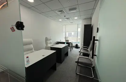 Office Space - Studio - 4 Bathrooms for rent in The Prime Tower - Business Bay - Dubai