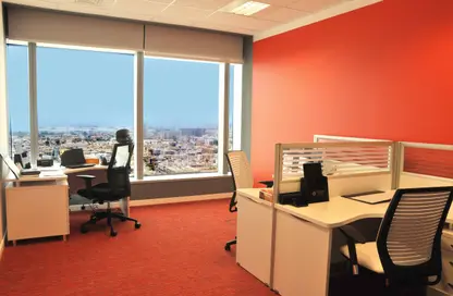 Business Centre - Studio - 5 Bathrooms for rent in Conrad Commercial Tower - Sheikh Zayed Road - Dubai