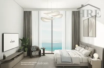 Room / Bedroom image for: Apartment - 1 Bedroom - 2 Bathrooms for sale in Al Hamra Views - Al Hamra Village - Ras Al Khaimah, Image 1