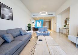 Living / Dining Room image for: Apartment - 1 bedroom - 2 bathrooms for rent in ANWA - Maritime City - Dubai, Image 1