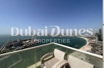 Apartment - 4 Bedrooms - 5 Bathrooms for rent in Al Bateen Residences - Jumeirah Beach Residence - Dubai