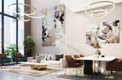 Living Room image for: Apartment - 2 Bedrooms - 3 Bathrooms for sale in Al Maryah Vista - Al Maryah Island - Abu Dhabi, Image 1