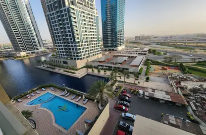 Apartment - Studio - 1 Bathroom for rent in Lake View Tower - JLT Cluster B - Jumeirah Lake Towers - Dubai