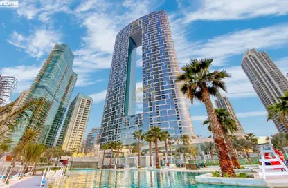 Apartment - 1 Bedroom - 2 Bathrooms for rent in Jumeirah Gate Tower 2 - The Address Jumeirah Resort and Spa - Jumeirah Beach Residence - Dubai