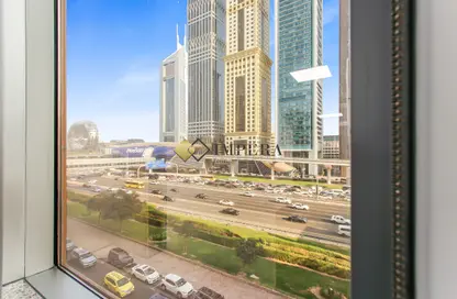 مكتب - استوديو - 2 حمامات للايجار في برج الموسى 1 - أبراج الموسى - شارع الشيخ زايد - دبي