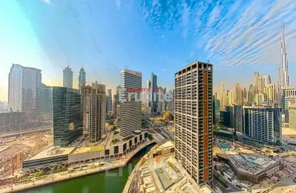 Apartment - Studio - 1 Bathroom for rent in Peninsula Five - Peninsula - Business Bay - Dubai