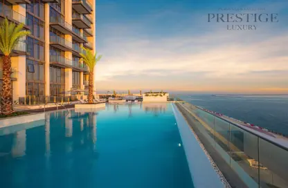 Pool image for: Apartment - 3 Bedrooms - 4 Bathrooms for sale in ANWA - Maritime City - Dubai, Image 1