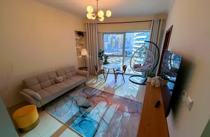 Apartment - 1 Bedroom - 2 Bathrooms for rent in Saba Tower 3 - JLT Cluster Q - Jumeirah Lake Towers - Dubai