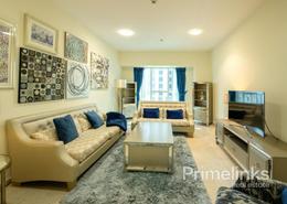Living Room image for: Apartment - 2 bedrooms - 3 bathrooms for rent in Elite Residence - Dubai Marina - Dubai, Image 1