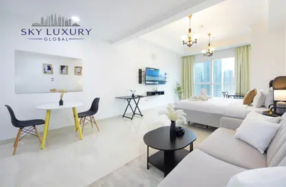 Apartment - Studio - 1 Bathroom for rent in The Court Tower - Business Bay - Dubai