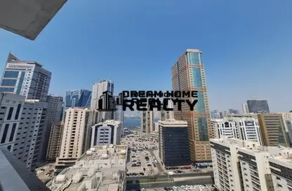 Apartment - 2 Bedrooms - 3 Bathrooms for rent in Al Bandary Twin Towers - Al Khan - Sharjah