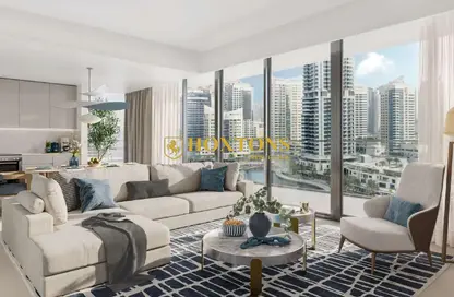 Apartment - 3 Bedrooms - 4 Bathrooms for sale in Marina Shores - Dubai Marina - Dubai