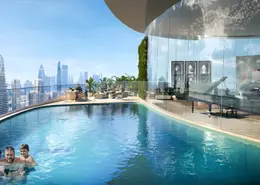 Pool image for: Apartment - 1 Bedroom - 2 Bathrooms for sale in Canal Crown - Business Bay - Dubai, Image 1