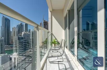 Apartment - 1 Bedroom - 2 Bathrooms for rent in Marina View Tower A - Marina View - Dubai Marina - Dubai