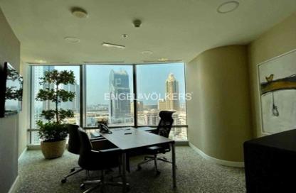 Office Space - Studio - 1 Bathroom for rent in South Tower - Emirates Financial Towers - DIFC - Dubai