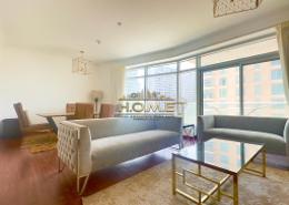 Living / Dining Room image for: Apartment - 2 bedrooms - 3 bathrooms for rent in Burj Views C - Burj Views - Downtown Dubai - Dubai, Image 1