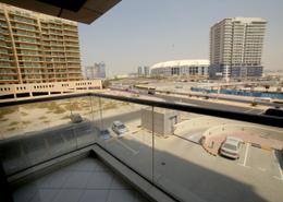 Balcony image for: Apartment - 1 bedroom - 2 bathrooms for rent in Hub Canal 1 - Hub-Golf Towers - Dubai Sports City - Dubai, Image 1