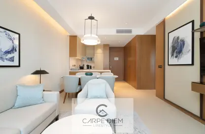 Living / Dining Room image for: Apartment - 2 Bedrooms - 2 Bathrooms for rent in The Address Residences Dubai Opera Tower 2 - The Address Residences Dubai Opera - Downtown Dubai - Dubai, Image 1