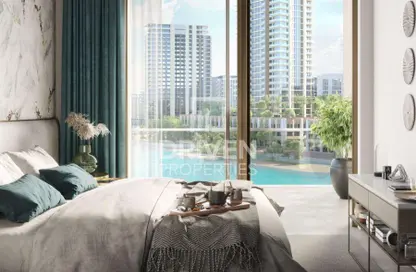 Room / Bedroom image for: Apartment - 1 Bedroom - 1 Bathroom for sale in Grove - Creek Beach - Dubai Creek Harbour (The Lagoons) - Dubai, Image 1