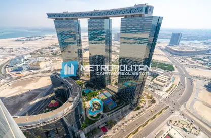 Apartment - 1 Bedroom - 1 Bathroom for sale in The Gate Tower 3 - Shams Abu Dhabi - Al Reem Island - Abu Dhabi